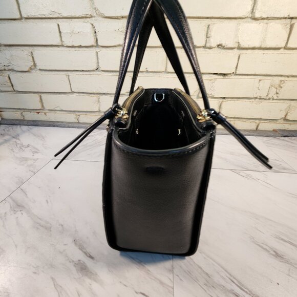 Like New Kate Spade Patterson Drive Mini Kaona Black Leather Crossbody Bag Purse - Picture 8 of 12